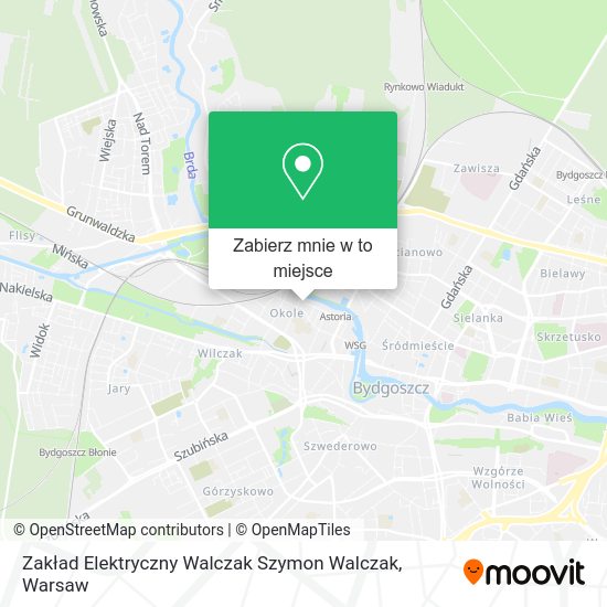 Mapa Zakład Elektryczny Walczak Szymon Walczak