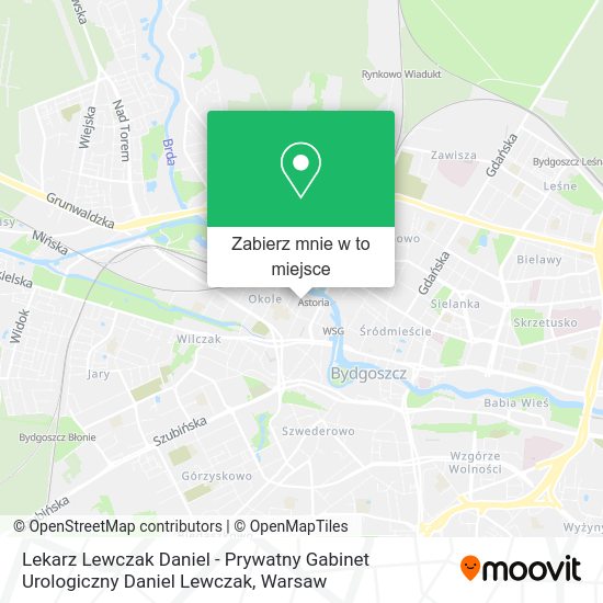 Mapa Lekarz Lewczak Daniel - Prywatny Gabinet Urologiczny Daniel Lewczak