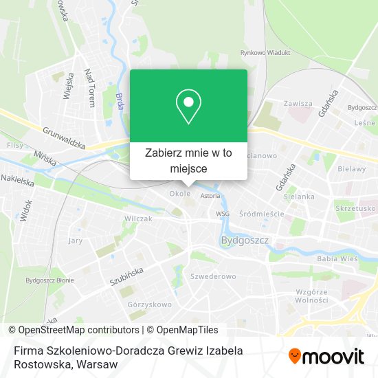 Mapa Firma Szkoleniowo-Doradcza Grewiz Izabela Rostowska