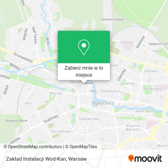 Mapa Zakład Instalacji Wod-Kan