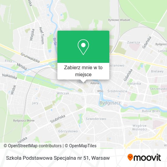 Mapa Szkoła Podstawowa Specjalna nr 51