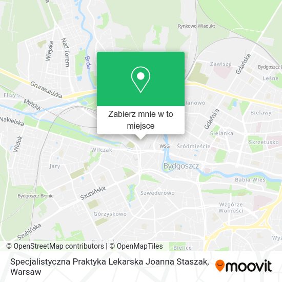 Mapa Specjalistyczna Praktyka Lekarska Joanna Staszak