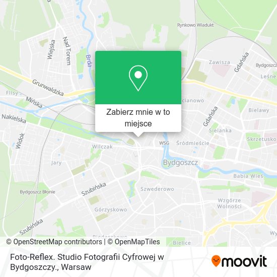 Mapa Foto-Reflex. Studio Fotografii Cyfrowej w Bydgoszczy.
