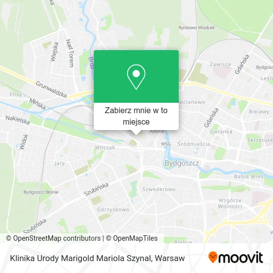Mapa Klinika Urody Marigold Mariola Szynal