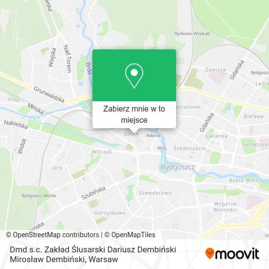 Mapa Dmd s.c. Zakład Ślusarski Dariusz Dembiński Mirosław Dembiński