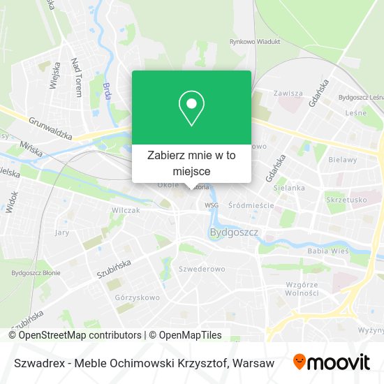 Mapa Szwadrex - Meble Ochimowski Krzysztof