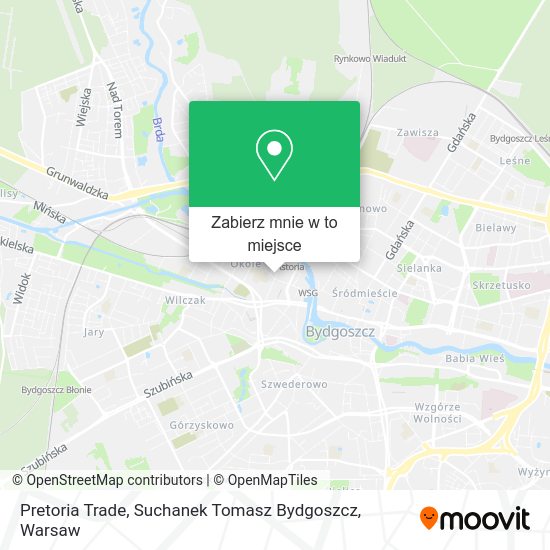 Mapa Pretoria Trade, Suchanek Tomasz Bydgoszcz