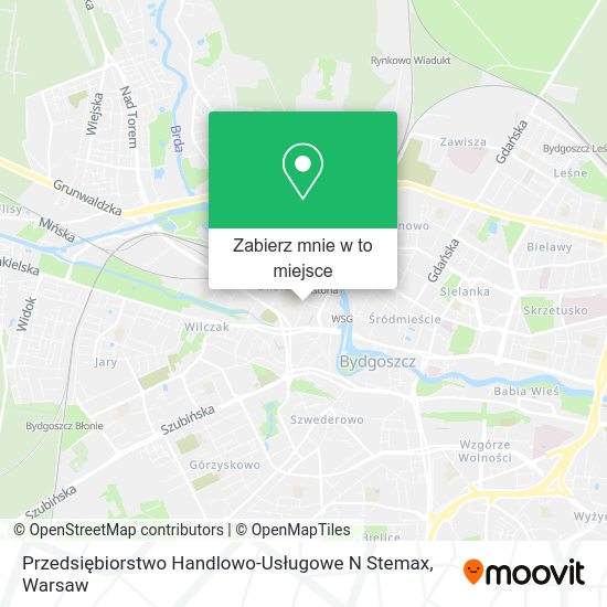 Mapa Przedsiębiorstwo Handlowo-Usługowe N Stemax