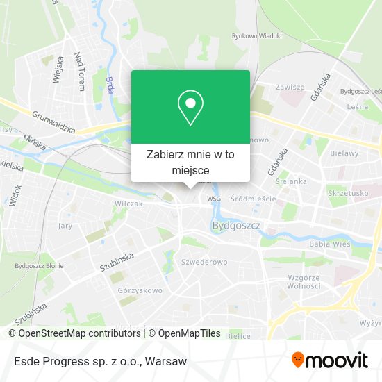 Mapa Esde Progress sp. z o.o.
