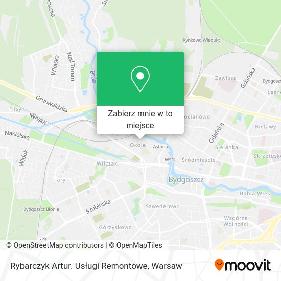 Mapa Rybarczyk Artur. Usługi Remontowe