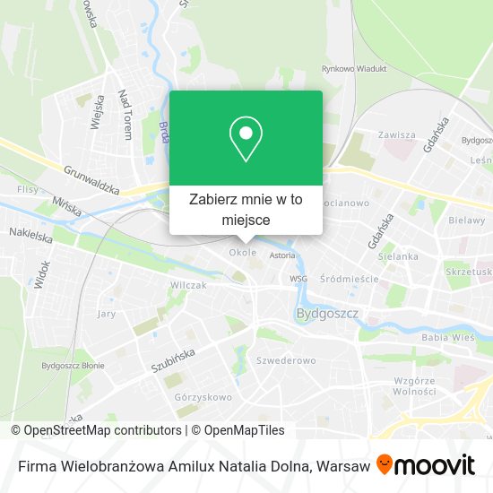 Mapa Firma Wielobranżowa Amilux Natalia Dolna