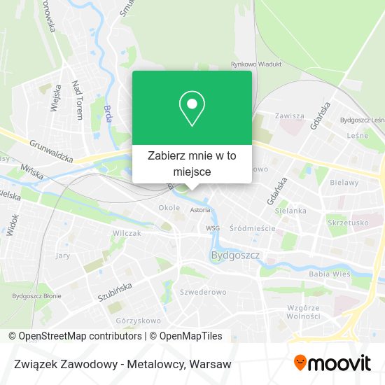 Mapa Związek Zawodowy - Metalowcy