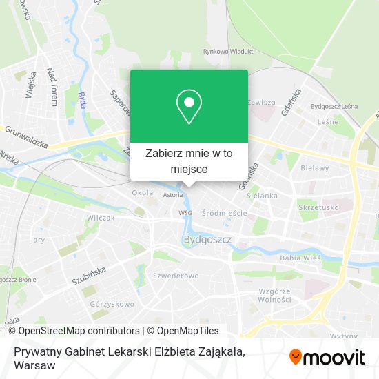 Mapa Prywatny Gabinet Lekarski Elżbieta Zająkała