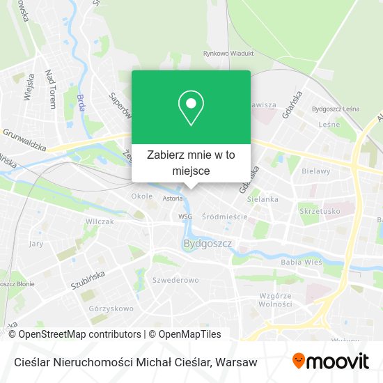 Mapa Cieślar Nieruchomości Michał Cieślar