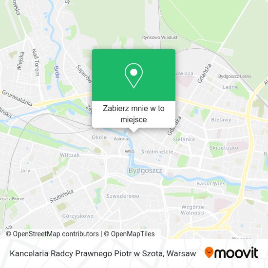 Mapa Kancelaria Radcy Prawnego Piotr w Szota