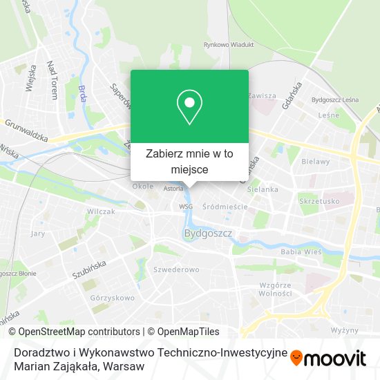 Mapa Doradztwo i Wykonawstwo Techniczno-Inwestycyjne Marian Zająkała