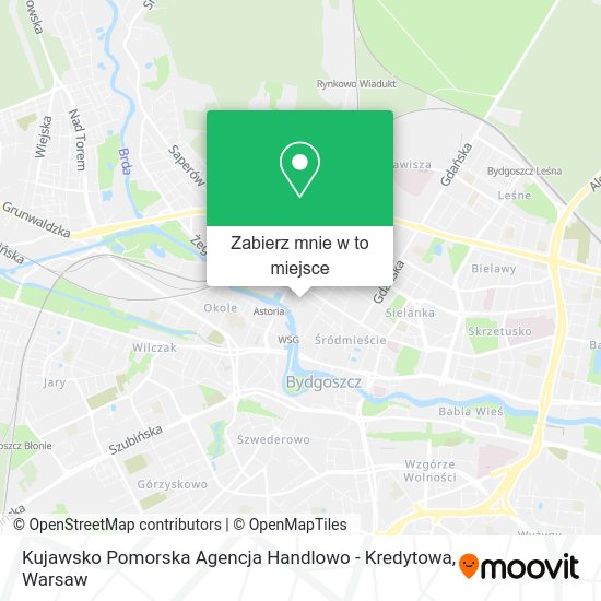 Mapa Kujawsko Pomorska Agencja Handlowo - Kredytowa