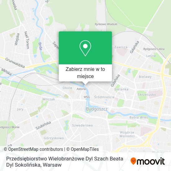 Mapa Przedsiębiorstwo Wielobranżowe Dyl Szach Beata Dyl Sokolińska