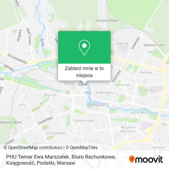 Mapa PHU Temar Ewa Marszałek. Biuro Rachunkowe, Księgowość, Podatki