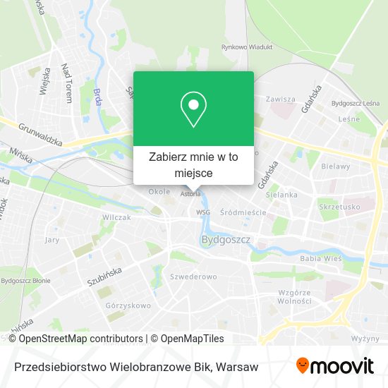 Mapa Przedsiebiorstwo Wielobranzowe Bik