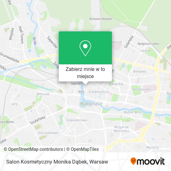 Mapa Salon Kosmetyczny Monika Dąbek