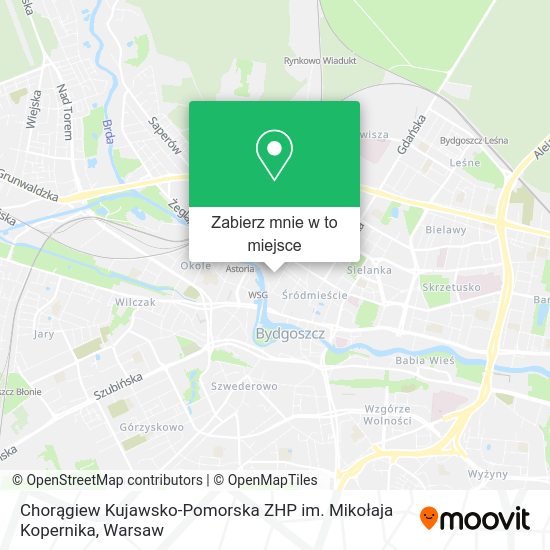 Mapa Chorągiew Kujawsko-Pomorska ZHP im. Mikołaja Kopernika