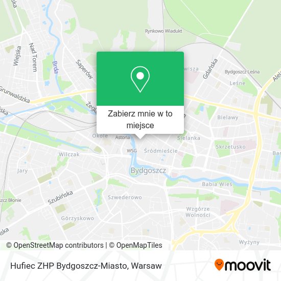 Mapa Hufiec ZHP Bydgoszcz-Miasto