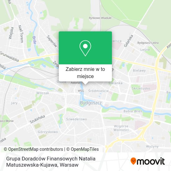 Mapa Grupa Doradców Finansowych Natalia Matuszewska-Kujawa