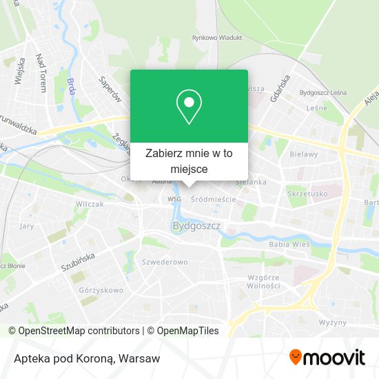 Mapa Apteka pod Koroną