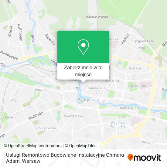 Mapa Usługi Remontowo Budowlane Instalacyjne Chmara Adam