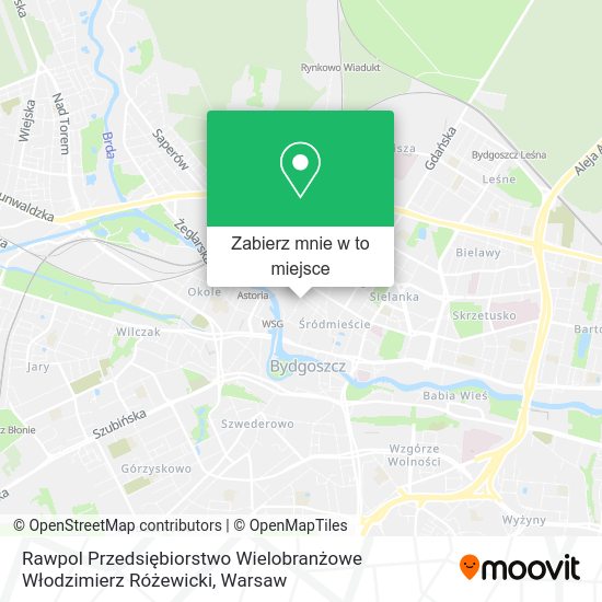 Mapa Rawpol Przedsiębiorstwo Wielobranżowe Włodzimierz Różewicki