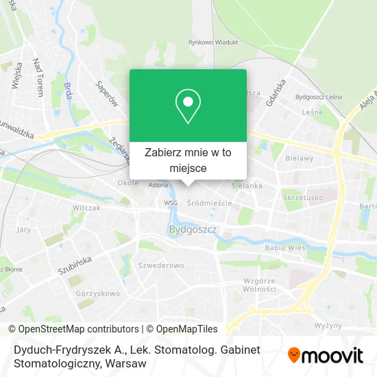 Mapa Dyduch-Frydryszek A., Lek. Stomatolog. Gabinet Stomatologiczny