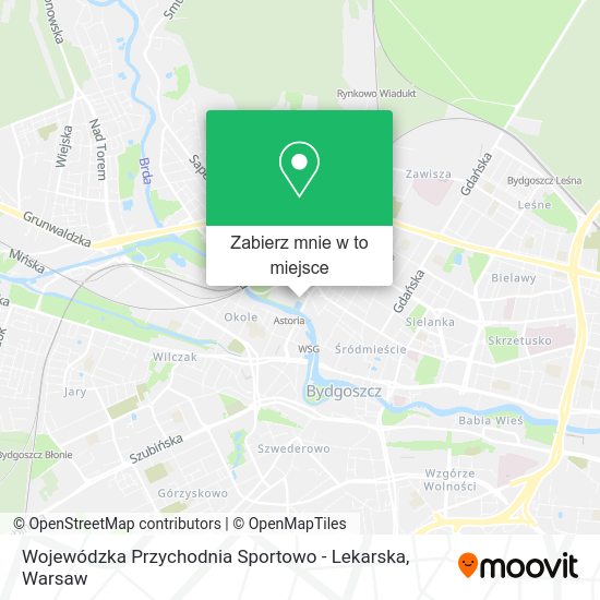 Mapa Wojewódzka Przychodnia Sportowo - Lekarska