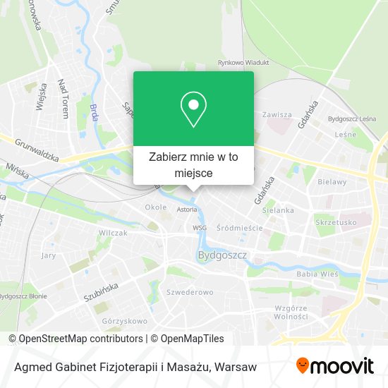 Mapa Agmed Gabinet Fizjoterapii i Masażu