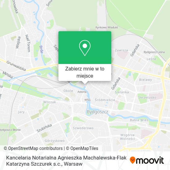 Mapa Kancelaria Notarialna Agnieszka Machalewska-Flak Katarzyna Szczurek s.c.