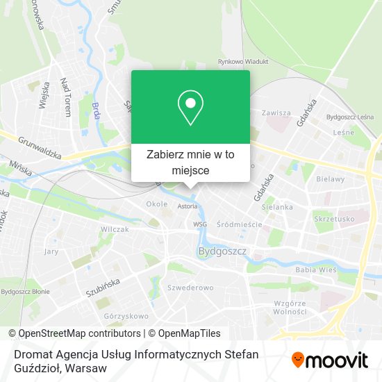 Mapa Dromat Agencja Usług Informatycznych Stefan Guździoł