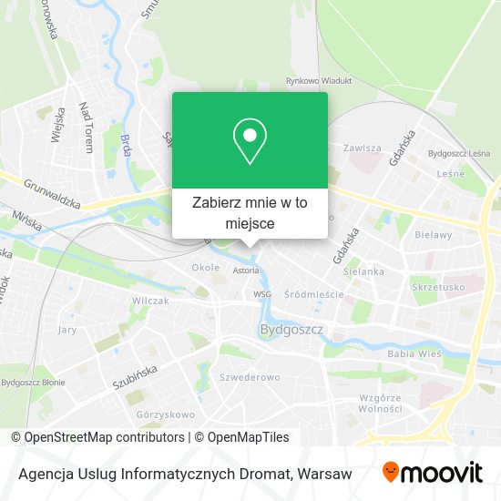 Mapa Agencja Uslug Informatycznych Dromat