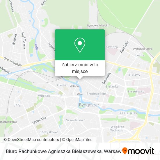 Mapa Biuro Rachunkowe Agnieszka Bielaszewska