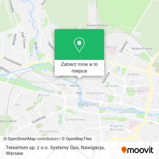 Mapa Teleartom sp. z o.o. Systemy Gps, Nawigacja