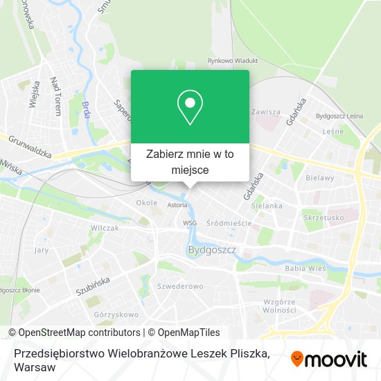 Mapa Przedsiębiorstwo Wielobranżowe Leszek Pliszka