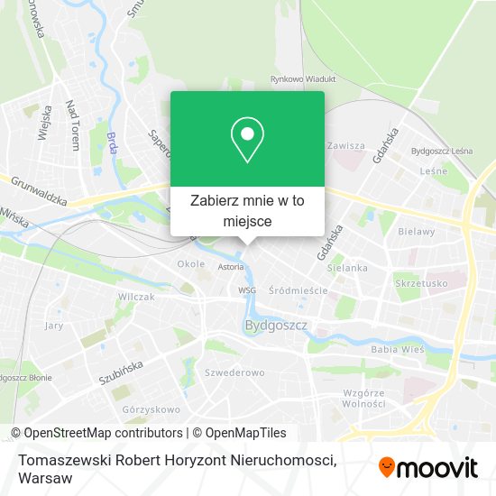 Mapa Tomaszewski Robert Horyzont Nieruchomosci