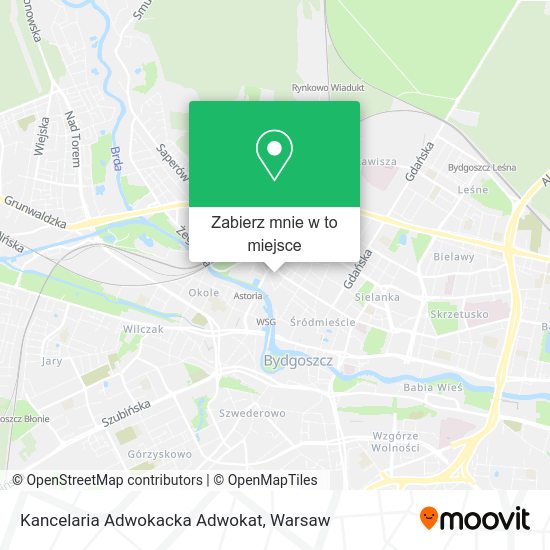 Mapa Kancelaria Adwokacka Adwokat