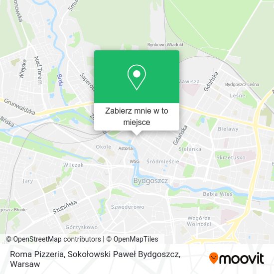 Mapa Roma Pizzeria, Sokołowski Paweł Bydgoszcz