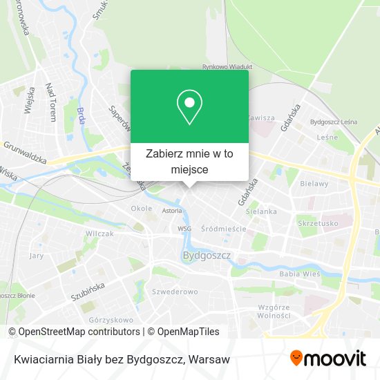 Mapa Kwiaciarnia Biały bez Bydgoszcz