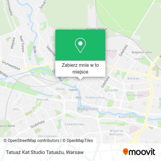 Mapa Tatuaż Kat Studio Tatuażu