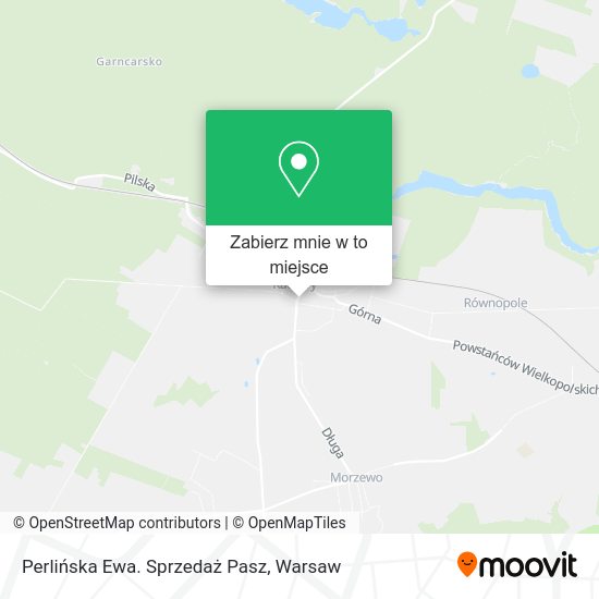 Mapa Perlińska Ewa. Sprzedaż Pasz