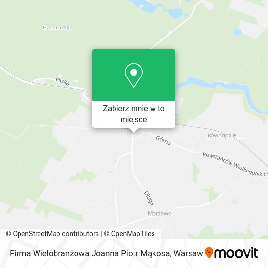 Mapa Firma Wielobranżowa Joanna Piotr Mąkosa