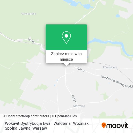 Mapa Wokavit Dystrybucja Ewa i Waldemar Woźniak Spółka Jawna