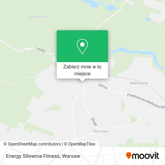 Mapa Energy Siłownia-Fitness