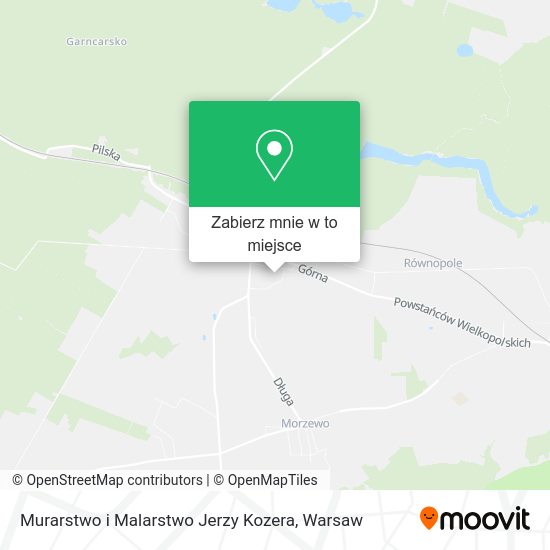 Mapa Murarstwo i Malarstwo Jerzy Kozera